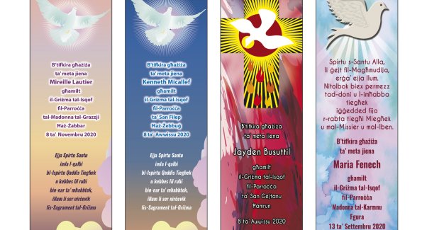 Holy Confirmation Bookmarks Malta | Bookmarks Malta | Malta | Services ...